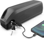 E-Bike Lithium Battery 48V, Electric Bicycle Battery 48V 17.5Ah with Charger, 5-Pin USB Port for 1000W-250W Motor
