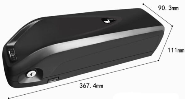 E-Bike Lithium Battery 48V, Electric Bicycle Battery 48V 17.5Ah with Charger, 5-Pin USB Port for 1000W-250W Motor