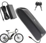 E-Bike Lithium Battery 48V, Electric Bicycle Battery 48V 17.5Ah with Charger, 5-Pin USB Port for 1000W-250W Motor